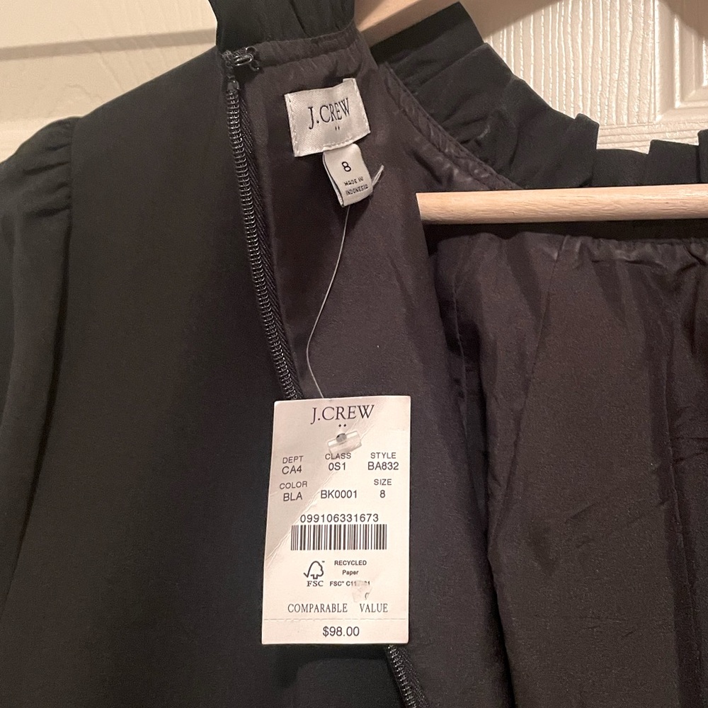 J. Crew black dress
